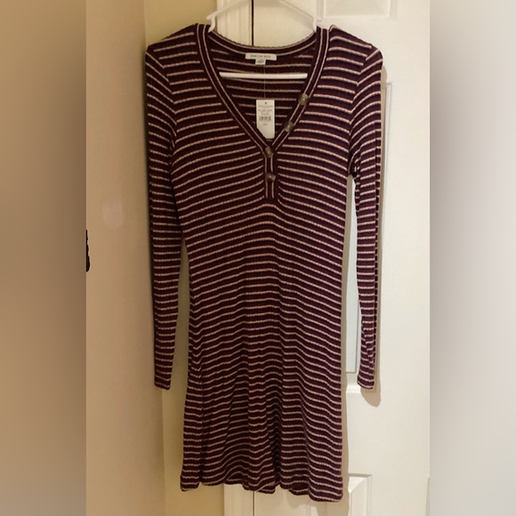 🆕🔥AMERICAN EAGLE 🦅 SUPER STYLISH&EXTREMELY SOFT/FLOWING MIDI DRESS LONGSLEEVE - Picture 5 of 13